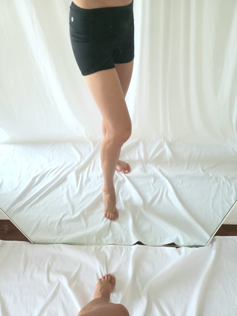 Zella Black Athletic Running Shorts
